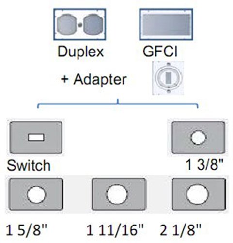 Morris 38913 Weatherproof Cover, Metal, While In-Use, 1-Gang Deep, Horizontal, 3.00-inch x 4.60-inch x 3.10-inch - Image 3