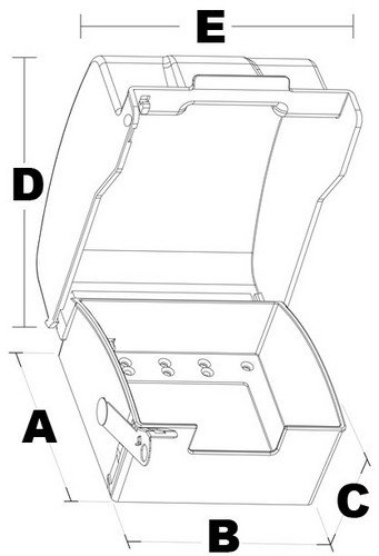 Morris 38913 Weatherproof Cover, Metal, While In-Use, 1-Gang Deep, Horizontal, 3.00-inch x 4.60-inch x 3.10-inch - Image 4