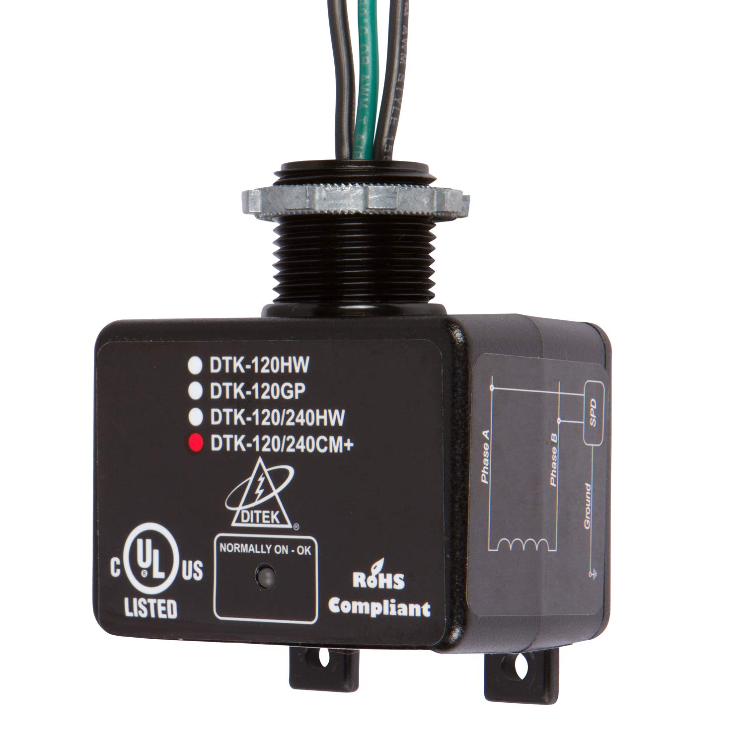 Morris Products 89114 Whole House Lightning Arrester Surge Suppressor – Indicator Light – Protects Pumps, Motors, HVAC Condensers, Utility Power – Automatic Reset – 1 Count - Image 3