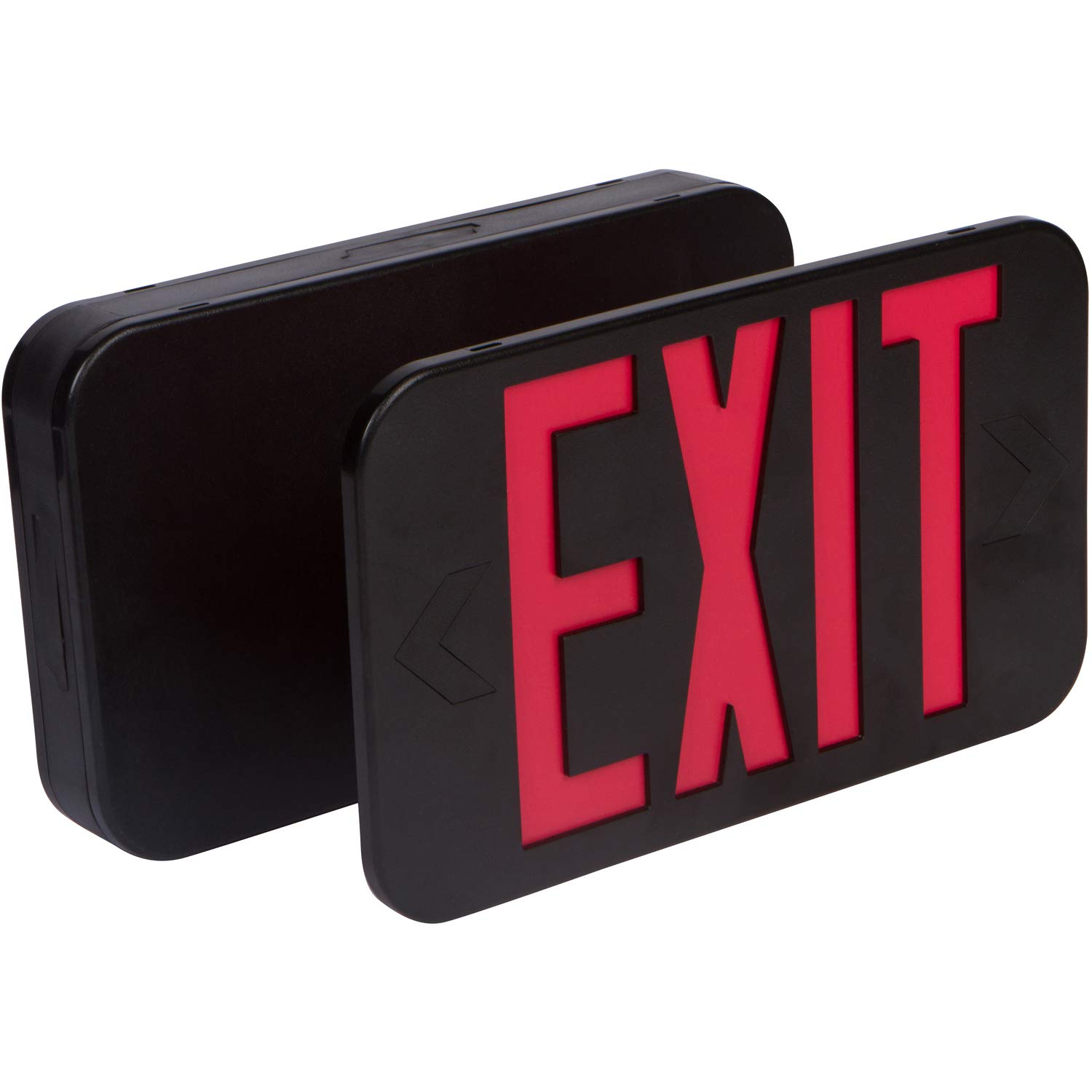 Morris Products LED Exit Sign – Remote Capable - Green With White Housing – Battery Backup – Automatic, Low Voltage Disconnect - Compact, Low-Profile Design –Energy Saving, High Output – 1 Count - Image 3